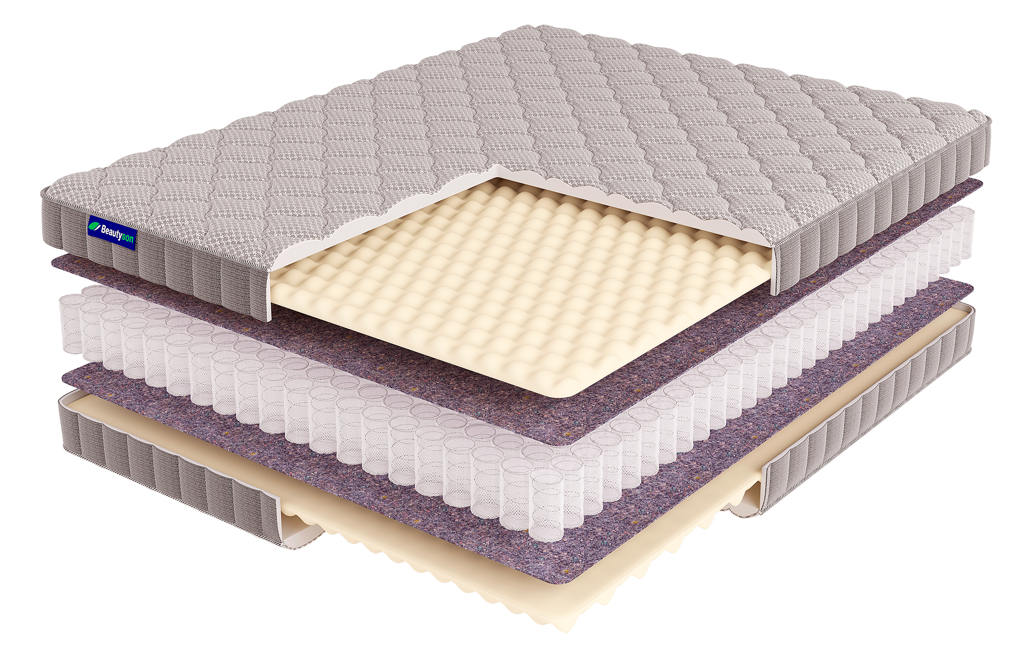 фото: Матрас Beautyson Roll Spring Massage Double S600